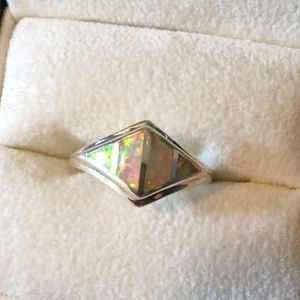 Silver Opal Ring- 6